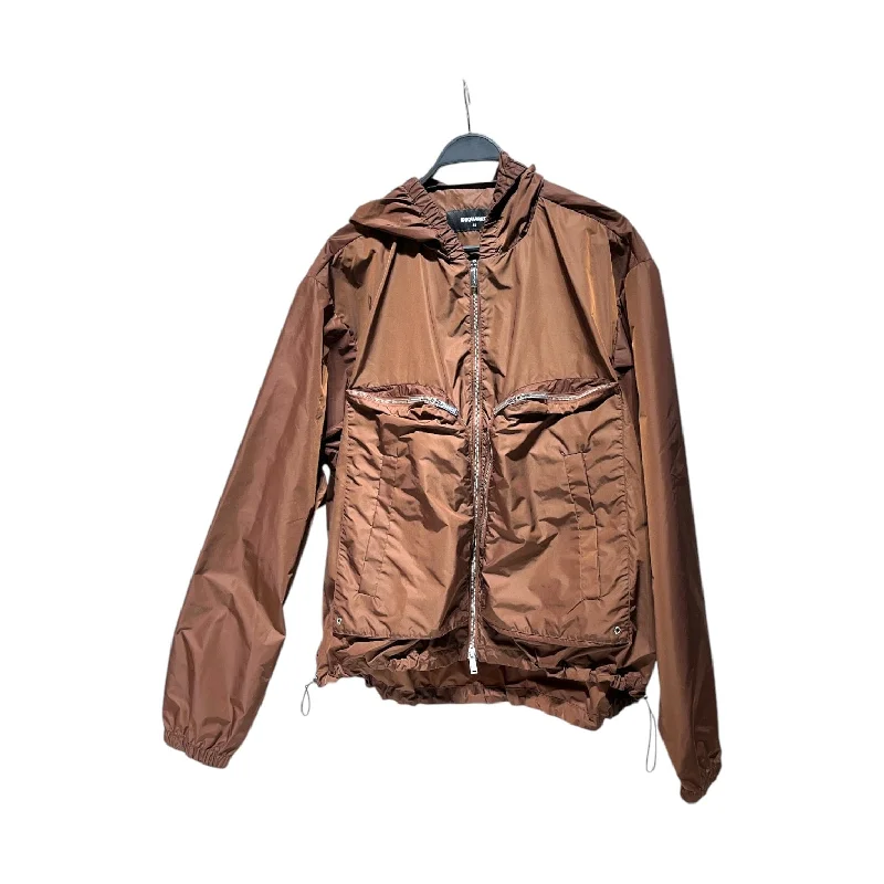 DSQUARED2/Windbreaker/M/Nylon/BRW/ZIPPER POCKETS