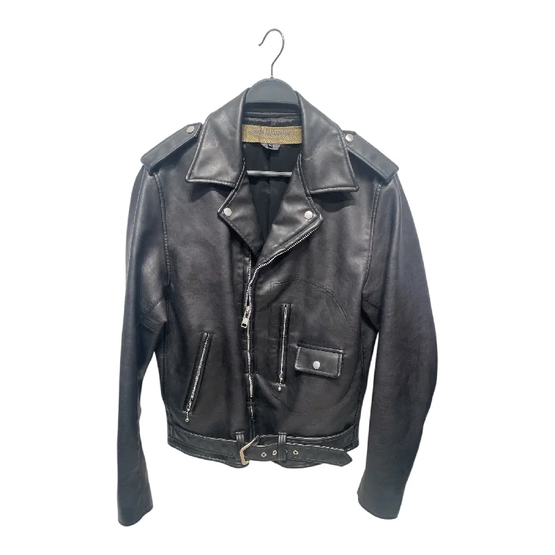 JUNYA WATANABE COMME des GARCONS/Leather Jkt/M/Leather/BLK/