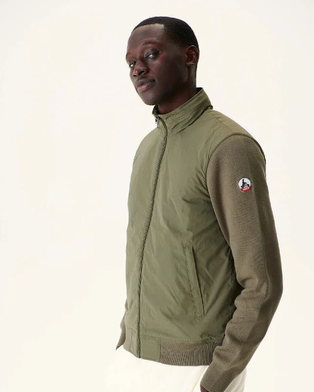 Army Bardenas bi-fabric hooded jacket