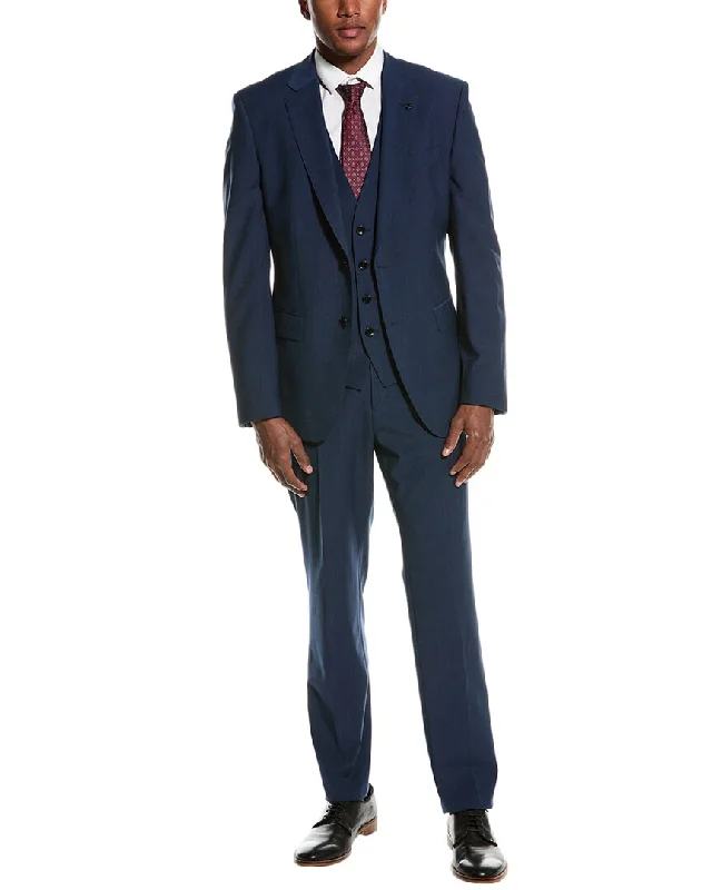 BOSS Hugo Boss 3pc Slim Fit Wool-Blend Suit