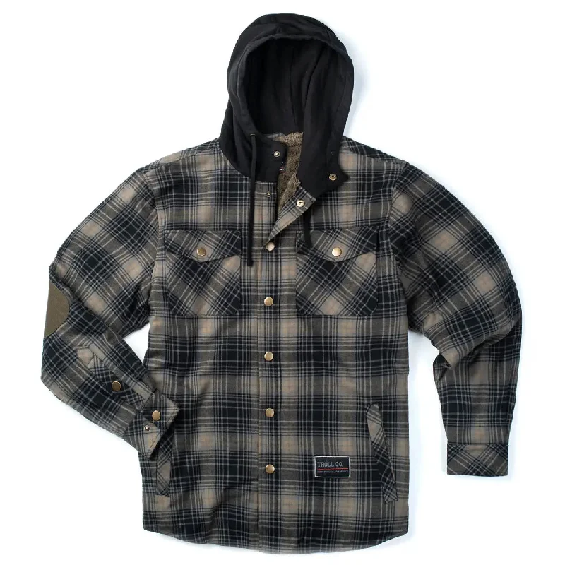 Grizzly Flannel Jacket - Black Grit