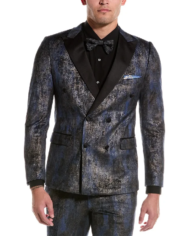 Paisley & Gray Soho Slim Fit Velvet Tux Jacket