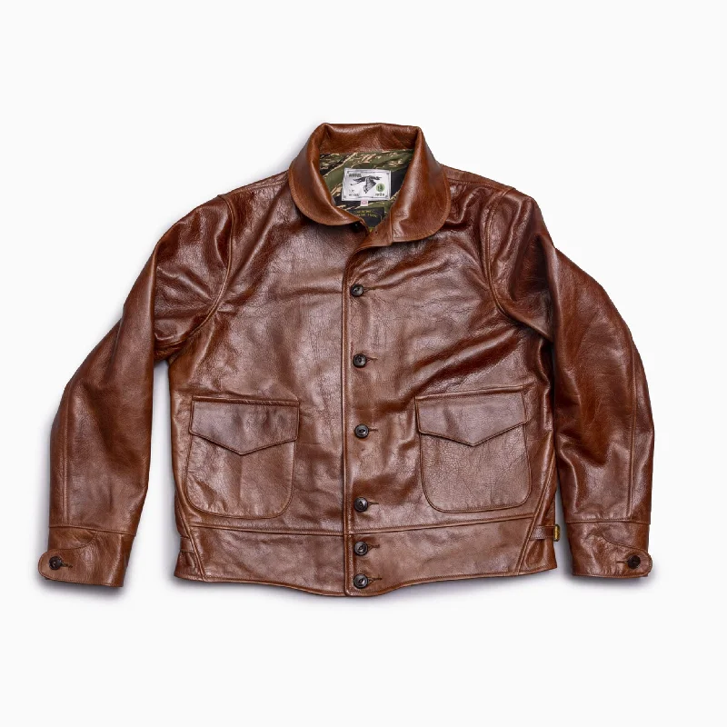 The Heron A-1 - Medium Brown Shinki Horsehide Oil Finish