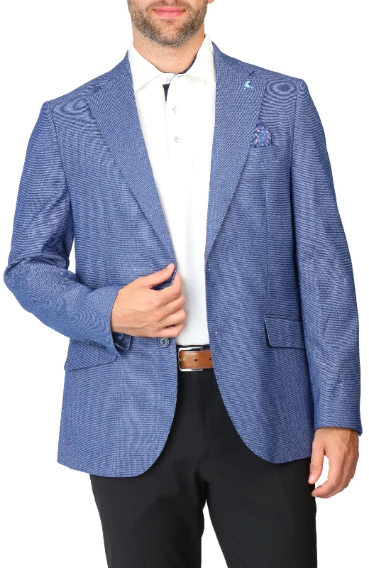 True Blue Tonal Dobby Sport Coat