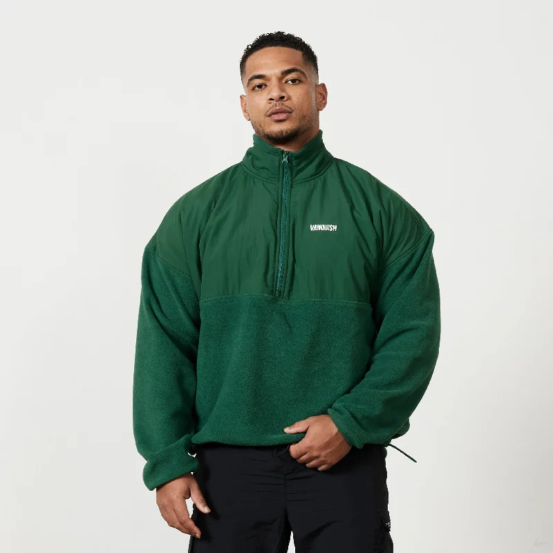 Vanquish Forest Green Tech Polar Fleece