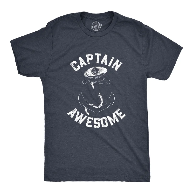 Captain Awesome Men's T Shirt