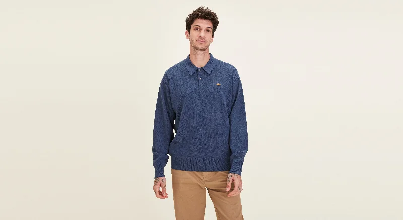 Dandois x Dockers® Sweater Polo, Relaxed Fit