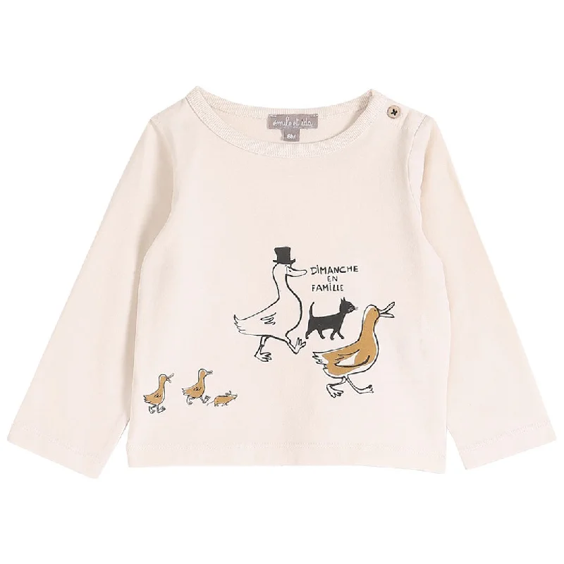 Emile et Ida Tee Shirt Coquille En Famille