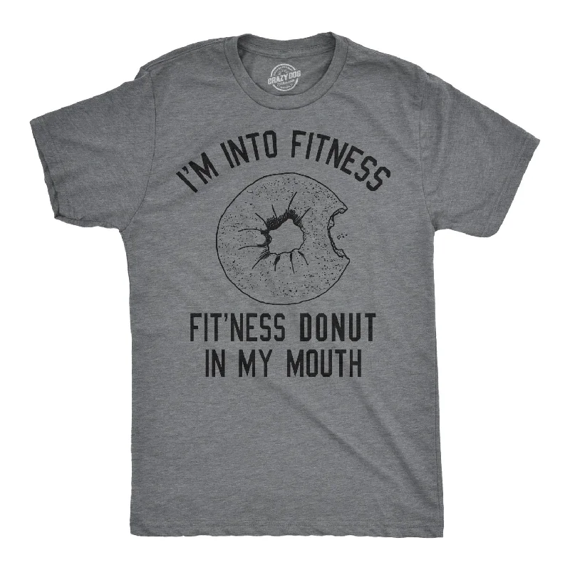 Fitness Donut In My Mouth Men's T Shirt