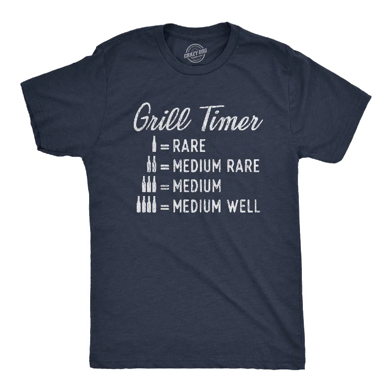 Grill Timer Men's T Shirt