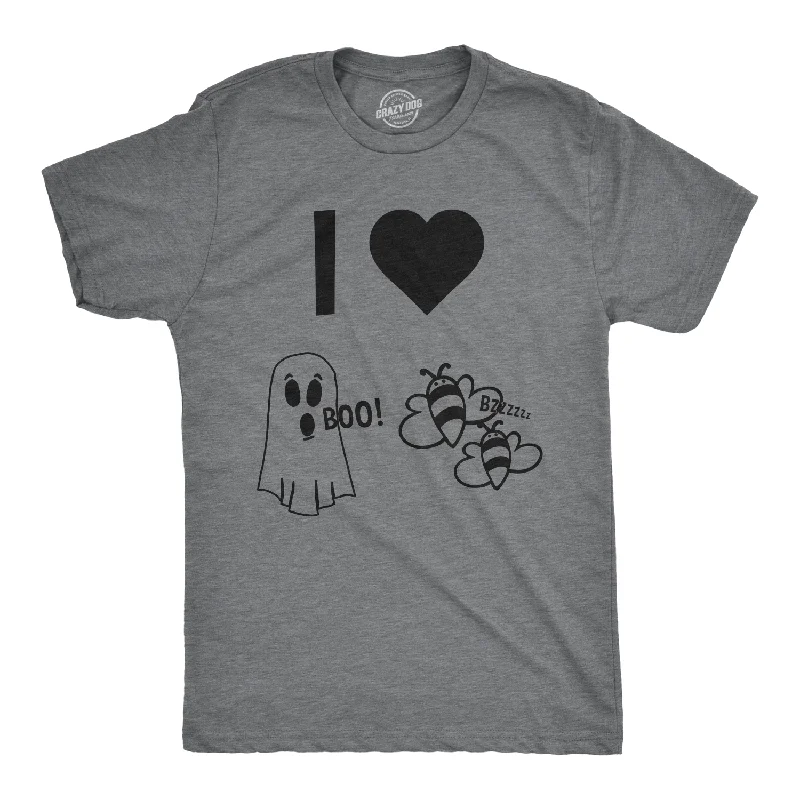 I Heart Boo Bees Men's T Shirt