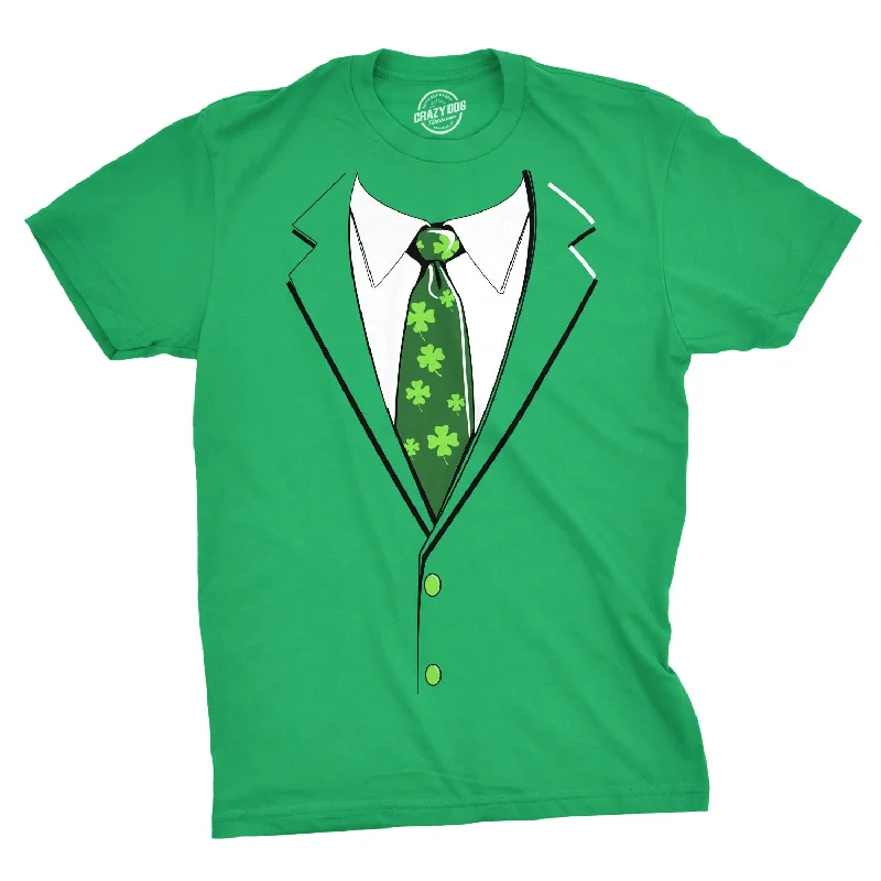 Green Irish Tuxedo Men's T Shirt