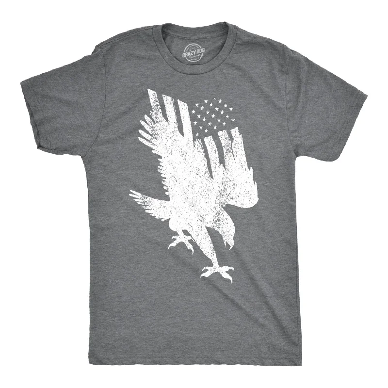 Flag Into Eagle Men's T Shirt