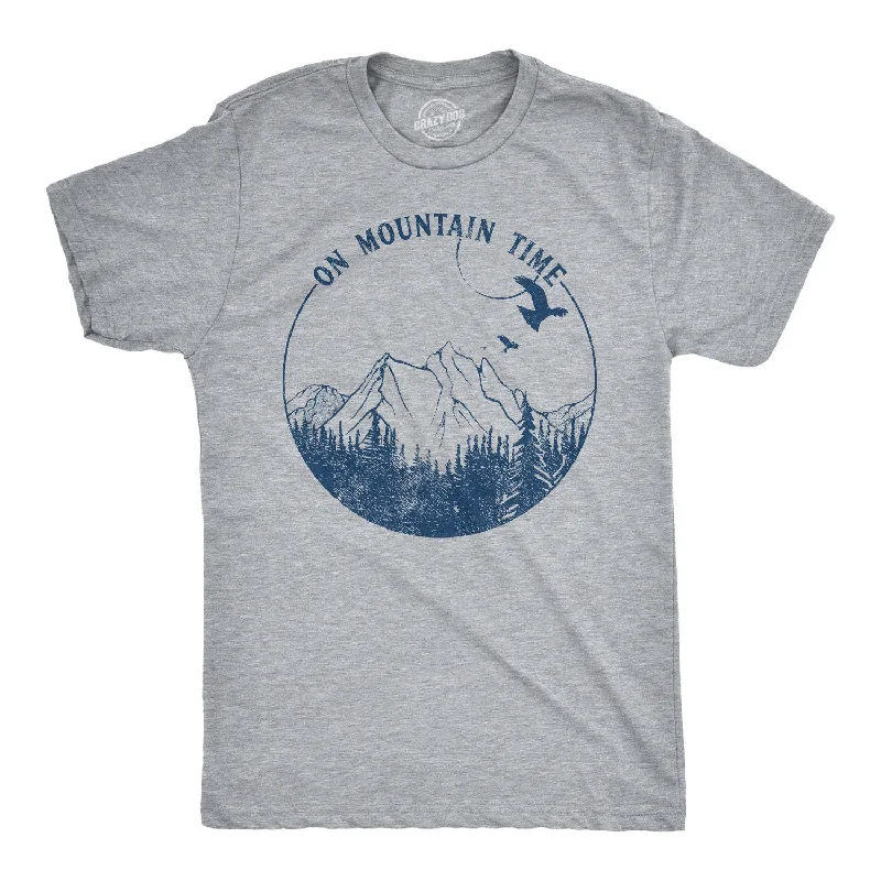 On Mountain Time Men's T Shirt