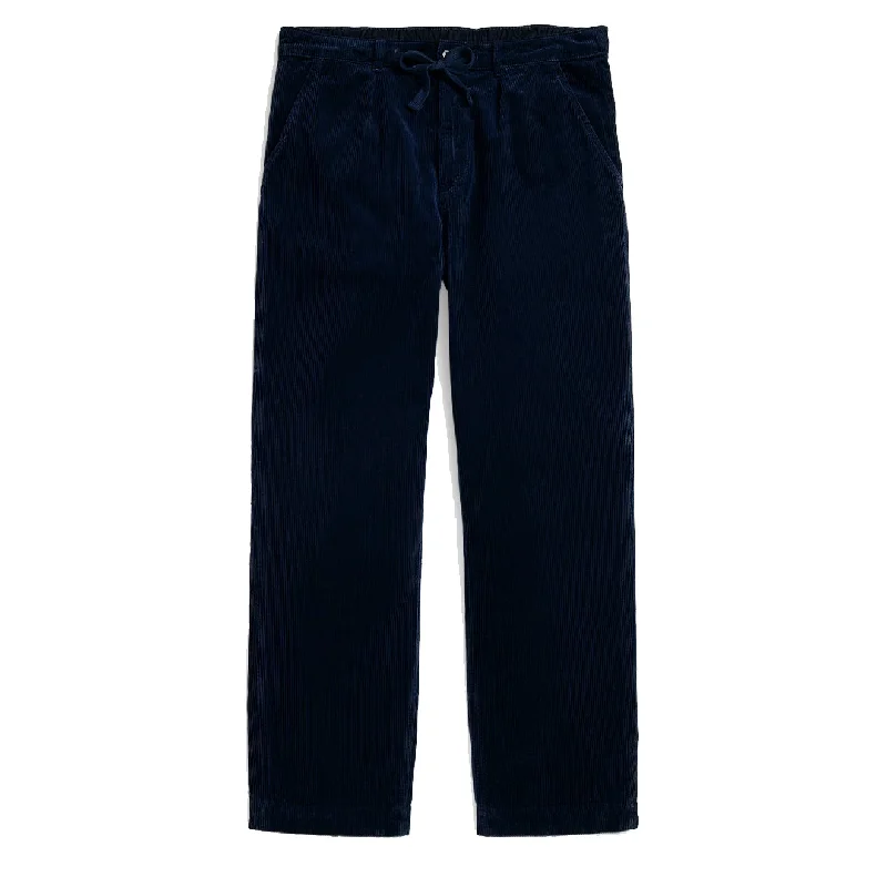 Polo Ralph Lauren Classic Fit Pleated Corduroy Pant Hunter Navy