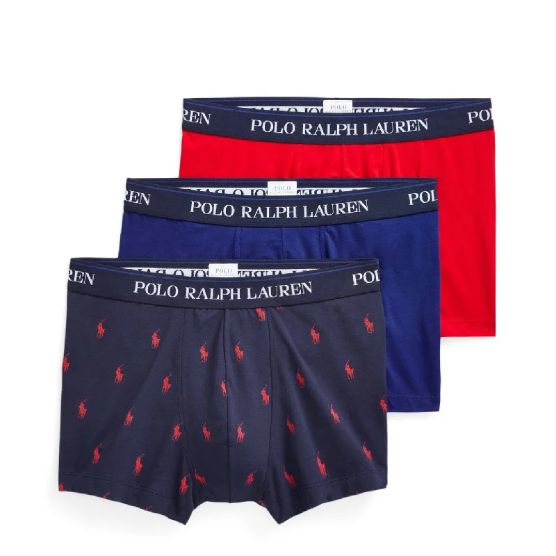 Polo Ralph Lauren Classic Trunk 3-Pack Navy AOPP / Royal / Red