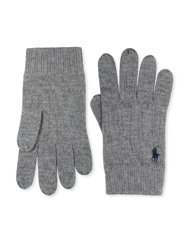 Merino Wool Gloves Grey