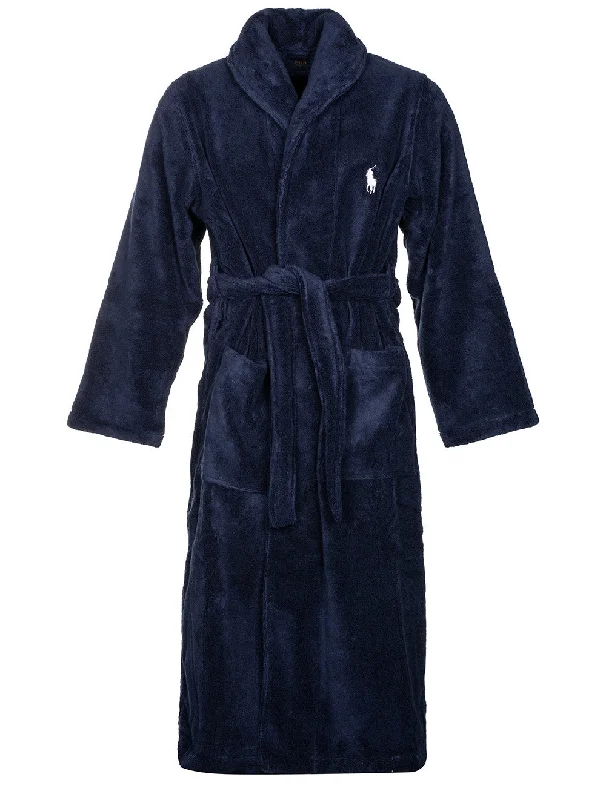 Cotton Robe Cruise Navy