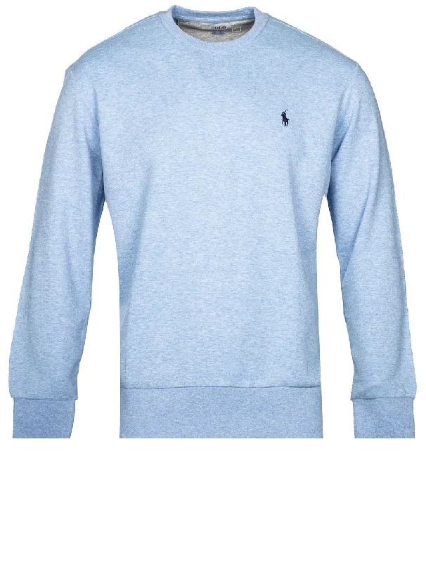 Double Knit Jersey Long Sleeve-Blue