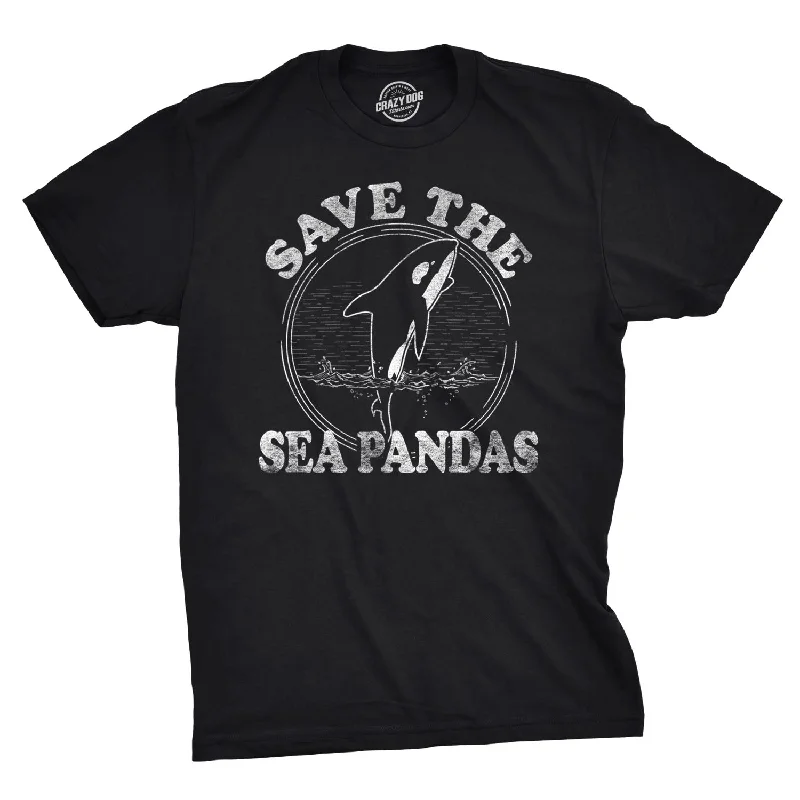 Save The Sea Pandas Men's T Shirt