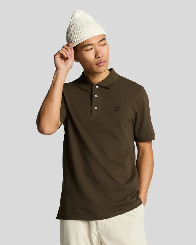 Tonal Eagle Polo Shirt