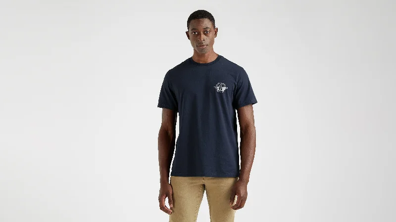 Wings & Anchor Graphic Tee, Slim Fit