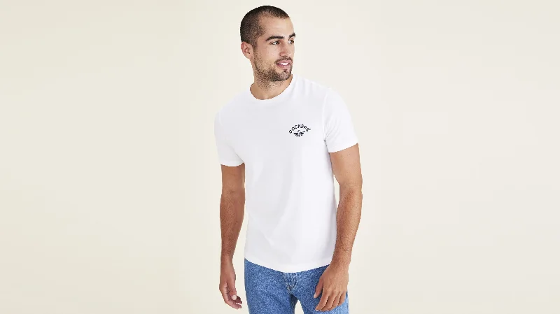 Wings & Anchor Graphic Tee, Slim Fit