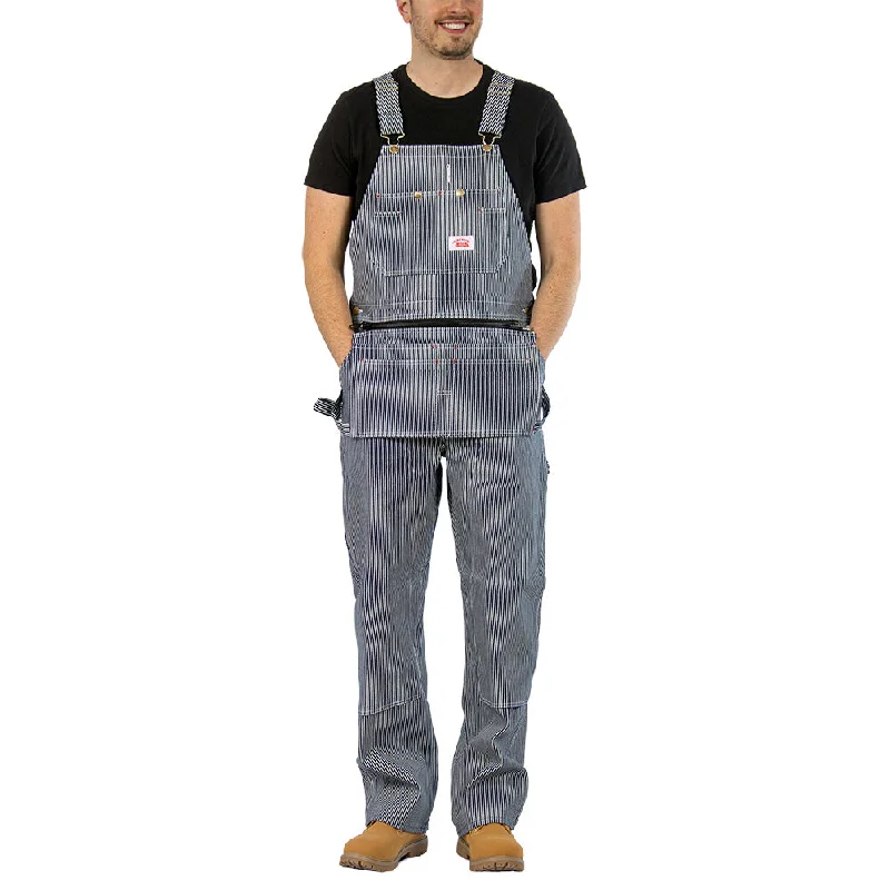 #730 Stripe Carpenter Bib Overalls