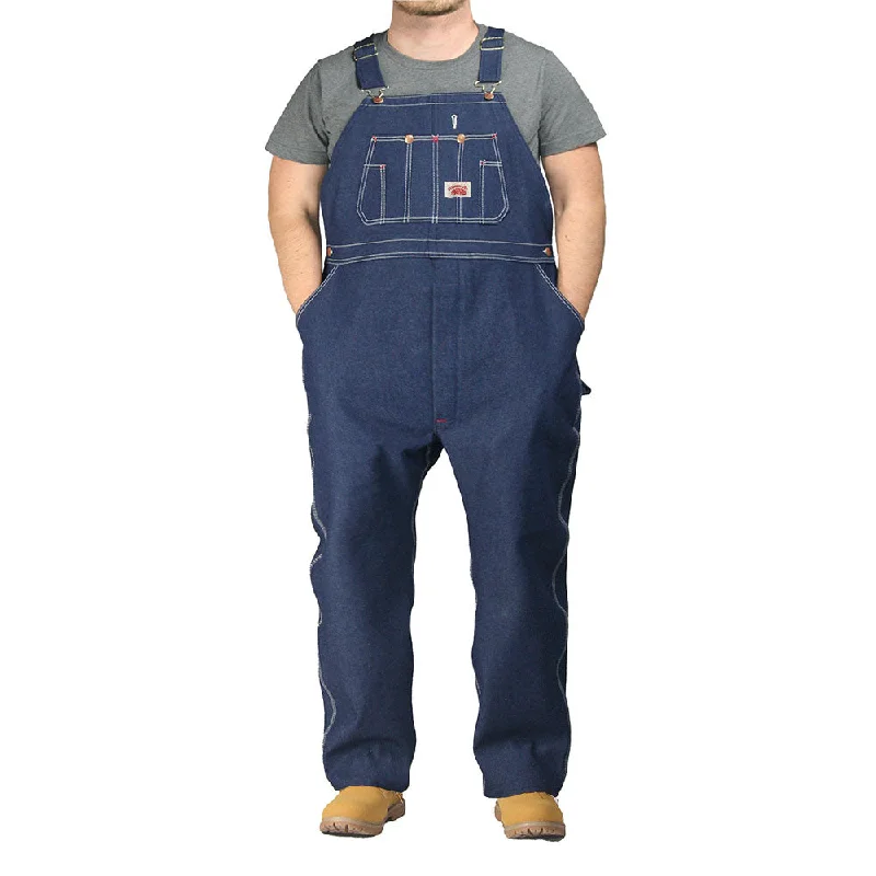 #966/#980 Classic Blue Denim Bib Overalls (62"-74" Waist)