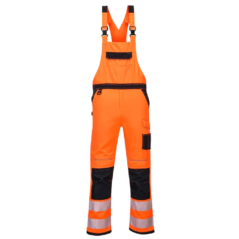 Portwest PW344 PW3 Hi-Vis Kneepad Bib & Brace Various Colours