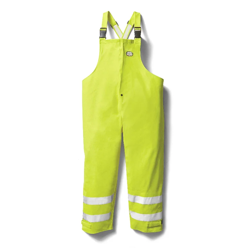 Rasco FR FR6126YH Hi-Vis Rain Bib Overall